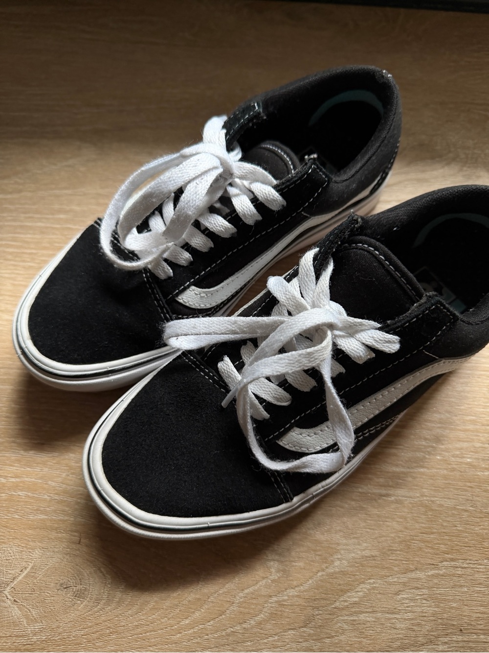 Vans Black and White Skate Sneakers - Classic Low-Top